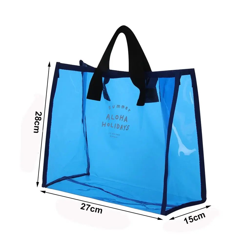 Summer Transparent Clear handbag  Bag Large Capacity Shoulder Bags